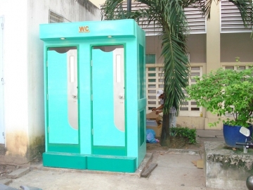Nhà vệ sinh di động đôi TM2
