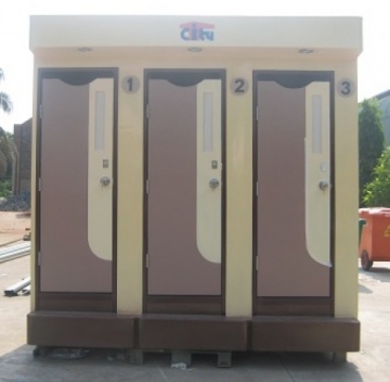Nhà vệ sinh công cộng di động 3 buồng